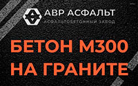 Бетон М300 на граните в Мещерино
